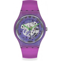 Swatch Unisexuhr New Gent Shimmer Purple SUOM115