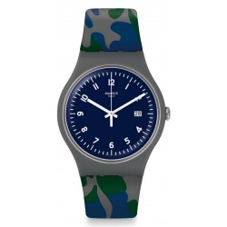 Купить Swatch Унисекс Часы New Gent Camougreen SUOM400