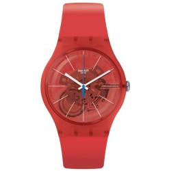 Buy Swatch Unisex Watch New Gent Bloody Orange SUOO105