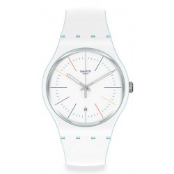 Купить Swatch Унисекс Часы New Gent White Layered SUOS404