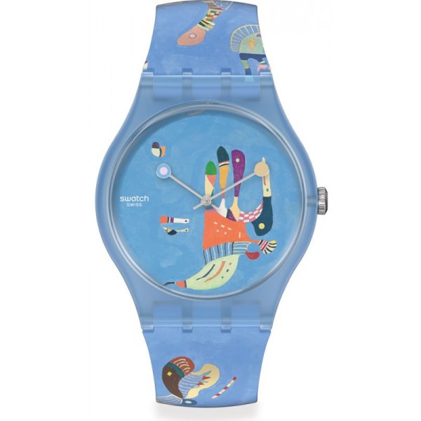 Comprar Reloj Swatch Centre Pompidou Blue Sky, by Vassily Kandinsky SUOZ342