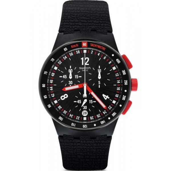 Buy Swatch Men's Watch Chrono Plastic Stand Hall SUSB411 Chronograph
