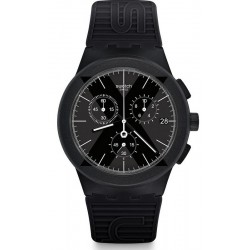 Купить Swatch Мужские Часы Chrono Plastic X-District Black SUSB413 Хронограф