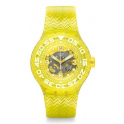 Купить Swatch Унисекс Часы Scuba Libre Lemon Profond SUUJ101