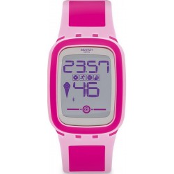 Купить Swatch Женские Часы Digital Touch Zero One Pinkzero SUVP100