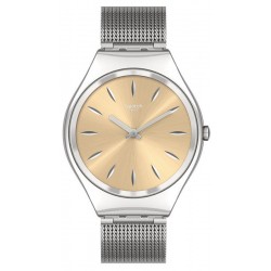 Купить Swatch Унисекс Часы Skin Irony Skingoldenblink SYXS133M