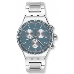 Buy Swatch Unisex Watch Irony Chrono Ironfreeze YVS438G Chronograph