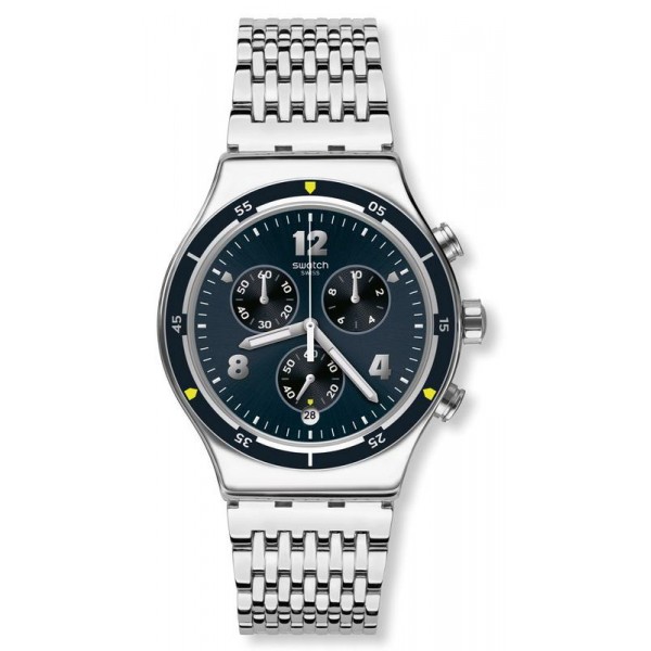 Kaufen Sie Swatch Herrenuhr Irony Chrono Meshme YVS457G Chronograph