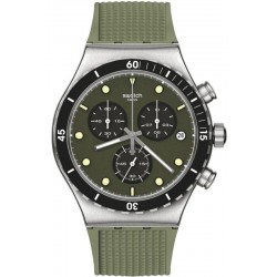 Reloj Hombre Swatch Irony Chrono Back In Khaki YVS488 Cronógrafo