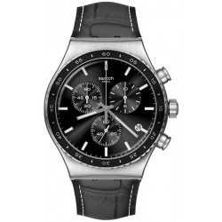 Swatch Herrenuhr Irony Chrono Carbonium Dream YVS495 Chronograph