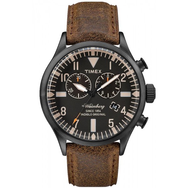 Купить Timex Мужские Часы The Waterbury Quartz Chronograph TW2P64800